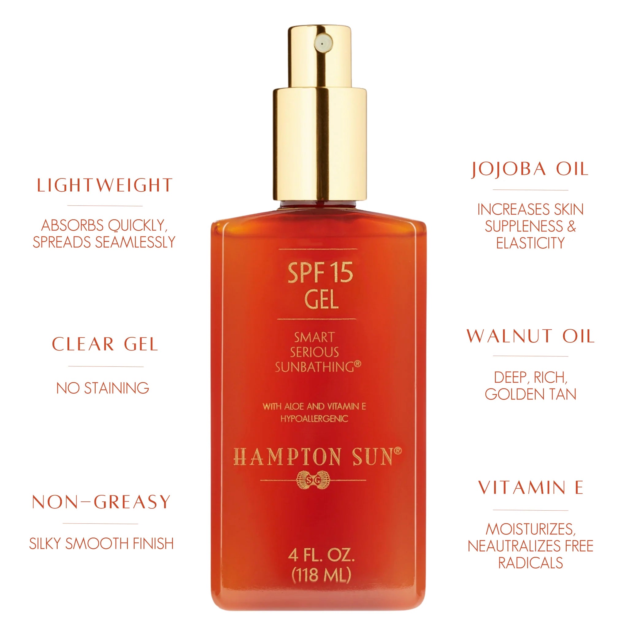 Hampton Sun - Classic Sun SPF 15 Gel